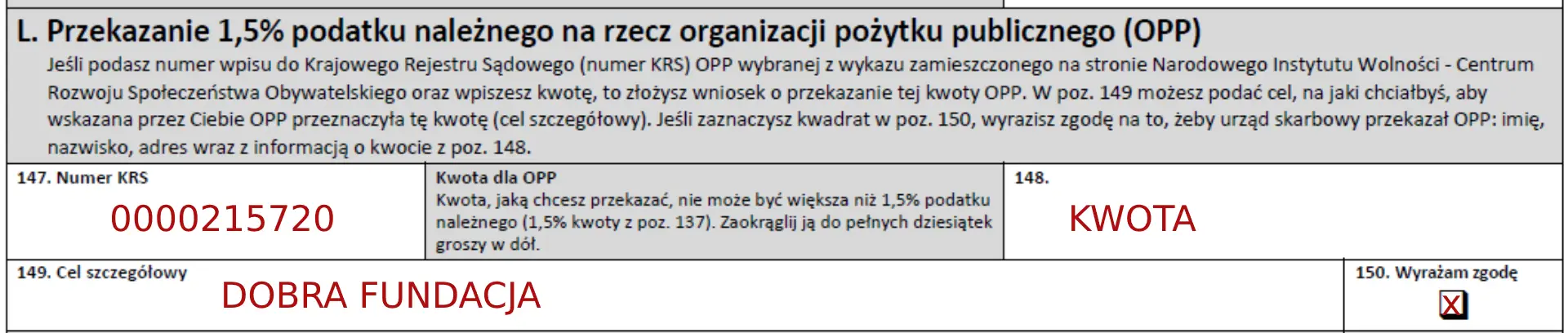 pit - rozliczenie podatku - podatek 2024 - 1,5%